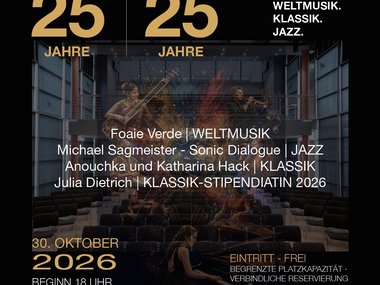 25 Jahre verbinden. Klänge, die bewegen.